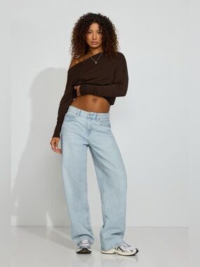 Garage Low Rise Baggy Jeans, Sz 3/26